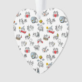 Grappige katten, melk en magie. ornament (voorkant)