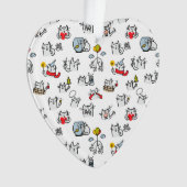 Grappige katten, melk en magie. ornament (voorkant)