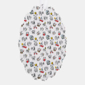 Grappige katten, melk en magie. ornament kaart (Rechts)