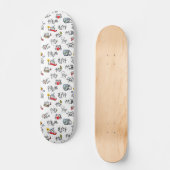 Grappige katten, melk en magie. persoonlijk skateboard (Voorkant)