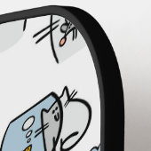 Grappige katten, melk en magie. pickleball paddle (Links Detail)