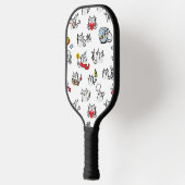 Grappige katten, melk en magie. pickleball paddle (Links)