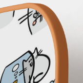 Grappige katten, melk en magie. pickleball paddle (Links Detail)