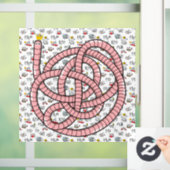 Grappige katten, melk en magie. raamsticker (Huis)