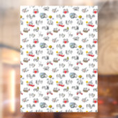 Grappige katten, melk en magie. raamsticker (Vel 2)