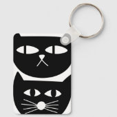 Grappige katten, melk en magie. sleutelhanger (Achterkant)