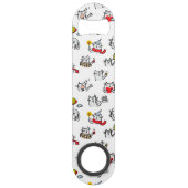 Grappige katten, melk en magie. speed flessenopener (Achterkant)