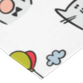 Grappige katten, melk en magie. tafelkleed (Gekanteld)