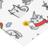 Grappige katten, melk en magie. tafelkleed (Gekanteld)