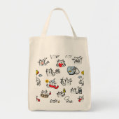 Grappige katten, melk en magie. tote bag (Voorkant)