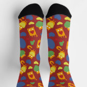 Grappige katten met harten. sokken (Top)