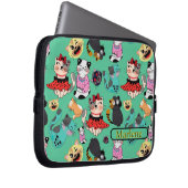 Grappige Katten Monogramed Electronics Bag Laptop Sleeve (Voorkant Rechts)