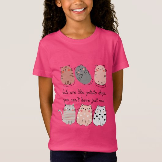 Grappige katten, Mooie katten T-shirt (Voorkant)