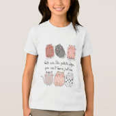 Grappige katten, Mooie katten Tri-Blend Shirt (Voorkant)