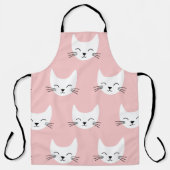 grappige katten naadloos schort (Voorkant)