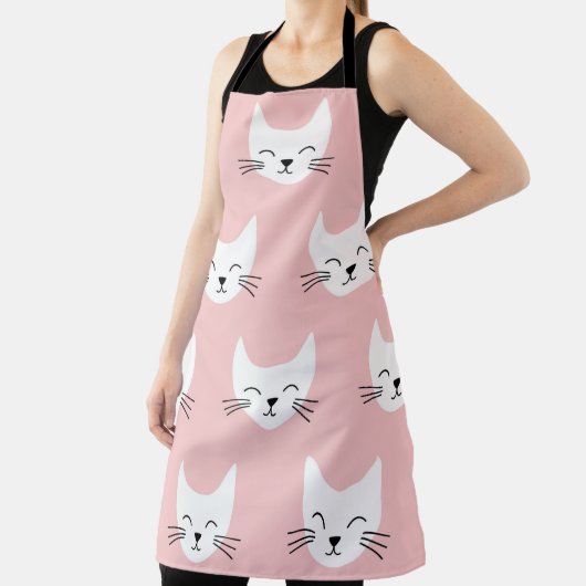 grappige katten naadloos schort (Insitu)