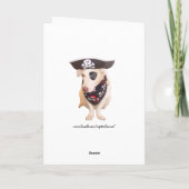 Grappige katten op Halloween Kaart (Achterkant)