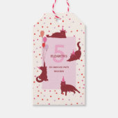 Grappige Katten Purrfecte Verjaardag Cadeaulabel (Voorkant)