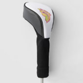 Grappige Katten Ras Mandala Hoofd Gift Ideeën Golfheadcover (Schuin)