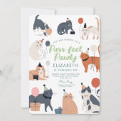 Grappige katten schattig perfect verjaardagsfeest kaart (Voorkant)