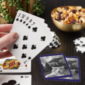 Grappige katten-selfie met UFO-buitenaardse drones Pokerkaarten (Insitu)
