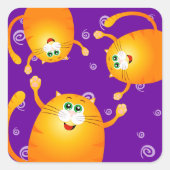 Grappige katten, sticker (Voorkant)