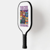 Grappige katten te cool voor mensen pickleball paddle (Links)