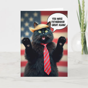 Grappige Katten Vaderdag Mooie Kaart