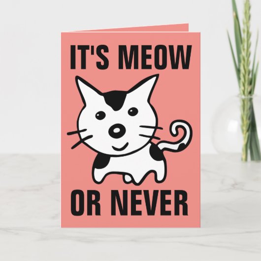 GRAPPIGE KATTEN VALENTIJNSDAG KAARTEN (Voorkant)