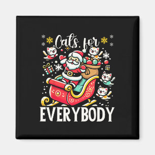 Grappige katten voor iedereen Lelijke Kerst Grappi Magneet