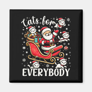 Grappige katten voor iedereen Lelijke Kerst Grappi Magneet