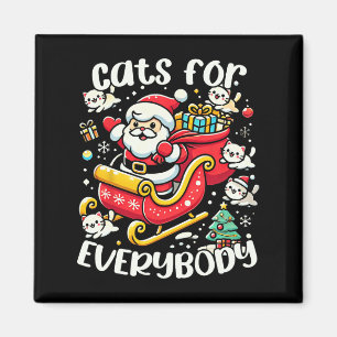 Grappige katten voor iedereen Lelijke Kerst Grappi Magneet