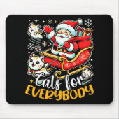 Grappige katten voor iedereen Lelijke Kerst Grappi Muismat (Voorkant)
