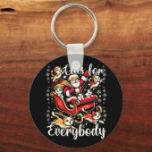 Grappige katten voor iedereen Lelijke Kerst Grappi Sleutelhanger (Voorkant)