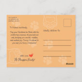 Grappige Katten Xmas Tree Meowy Kerstvakantie Briefkaart (Achterkant)