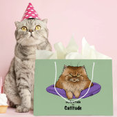 Grappige kattenattitude groot cadeauzakje