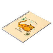 Grappige kattenbrood notitieboek (Linkerzijde)
