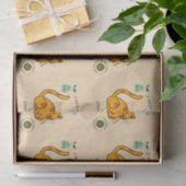 Grappige kattenbrood tissuepapier (Geschenk)
