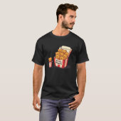 Grappige Katteneigenaar Kitten Nuggets Eten Grappe T-shirt (Voorkant volledig)