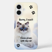 Grappige kattenfoto telefoonhoesje Case-Mate iPhone case (Achterkant)