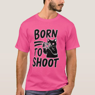 Grappige kattenfotograaf Let's Do Shots Photograph T-shirt