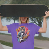 Grappige kattengitaar Ik ben een speler T-shirt