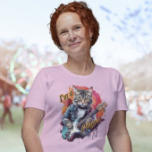 Grappige kattengitaar Ik ben een speler T-shirt