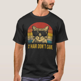 Grappige kattenharen, het kan me niet schelen voor t-shirt