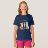 Grappige kattenherder voor de kattenliefhebber t-shirt (Voorkant volledig)