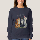 Grappige kattenherder voor de kattenliefhebber trui (Voorkant)