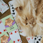 Grappige kattenhouding pokerkaarten