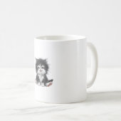 Grappige kattenkunst print _1 koffiemok (Voorkant rechts)