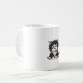 Grappige kattenkunst print _1 koffiemok (Voorkant links)