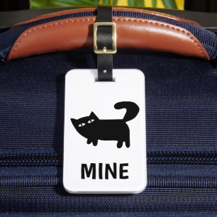 Grappige Kattenliefhebber Bagagelabel